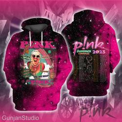 Pink Summer Carnival 2023 Shirt, Trustfall Album 3D Shirt