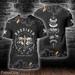 Fourth Wing Sweatshirt, Basgiath War College, Dragon Rider 3D Shirt Meaningful Gift For Family Gift For Boyfriend Valentine Gift