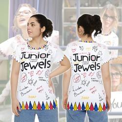 Junior Jewels Shirt, Custom Name and Number Taylor 3D Shirt Meaningful Gift For Family Gift For Boyfriend Valentine Gift
