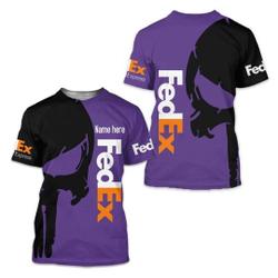 Fedex Skull T-Shirt, 3D T-Shirt Meaningful Gift For Family Gift For Boyfriend Valentine Gift