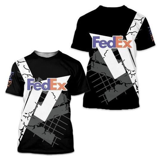 Unique FedEx Guaranteed Delivery T-Shirt, 3D T-Shirt Meaningful Gift For Family Gift For Boyfriend Valentine Gift