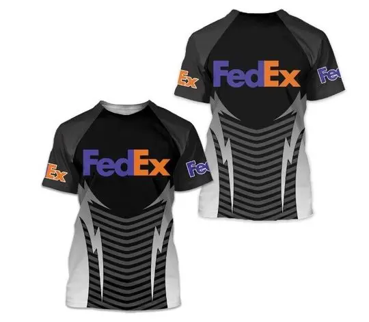 Unique FedEx Grey T-Shirt, 3D T-Shirt Meaningful Gift For Family Gift For Boyfriend Valentine Gift