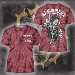 Fade Reaper Tee Bad Omens 3D Shirt, Band Track List 2023 Merch 3D Shirt Meaningful Gift For Family Gift For Boyfriend Valentine Gift