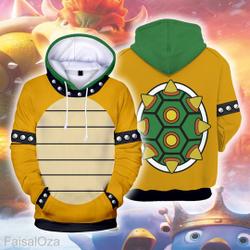 Mario Bowser 3D Full Over Print 3D Hoodie