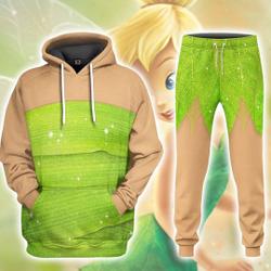 Tinker Bell Halloween Costumes Hoodie, Tinker Bell Cosplay 3D Hoodie