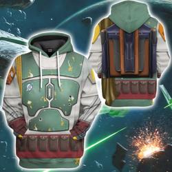 Starwars Boba Fett Halloween Costumes 3D Hoodie