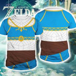 Zelda Tears of the Kingdom Full Over Print 3D Shirt Meaningful Gift For Family Gift For Boyfriend Valentine Gift