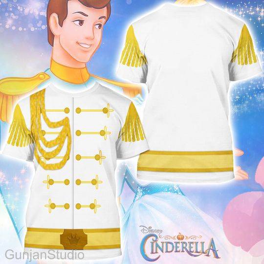 Prince Charming Cinde Costume 3D Shirt Meaningful Gift For Family Gift For Boyfriend Valentine Gift