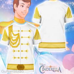 Prince Charming Cinde Costume 3D Shirt Meaningful Gift For Family Gift For Boyfriend Valentine Gift