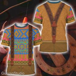 Oaken Frozen Character Costume Cosplay 3D Shirt Meaningful Gift For Family Gift For Boyfriend Valentine Gift