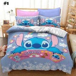 Disney Stitch Duvet/Quilt cover Bedding Set Gift For Your Girlfriend Boyfriend Gift For Love Gift For Friend Best Valentine Present Holiday Gift