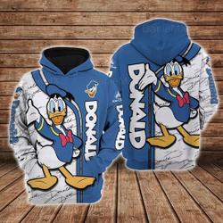 Disney Funny Donald Duck 3D Hoodie