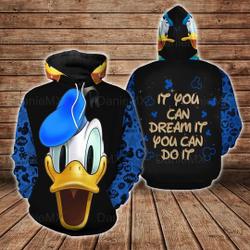 Disney Funny Donald Duck 3D Hoodie