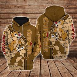 Disney Chip and Dale 3D Hoodie