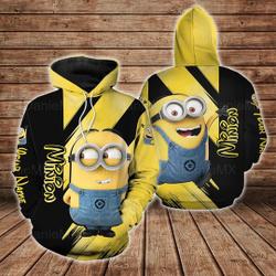 Funny Minions 3D Hoodie