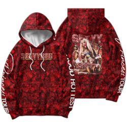 Sexyy Red Hood Hottest Princess Concert Rap 3D Hoodie
