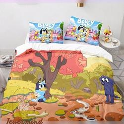 BlueyDad Bedding Set, BlueyDad Family Bedding Set, BlueyDadGift For Your Girlfriend Boyfriend Gift For Love Gift For Friend Best Valentine Present Holiday Gift