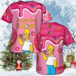 3D T-Shirt Printed Fashion Dunkin Unisex Outfit Donuts Shirt Meaningful Gift For Family Gift For Boyfriend Valentine Gift
