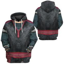 Gearhumans 3D Kristoff Frozen Custom Hoodie