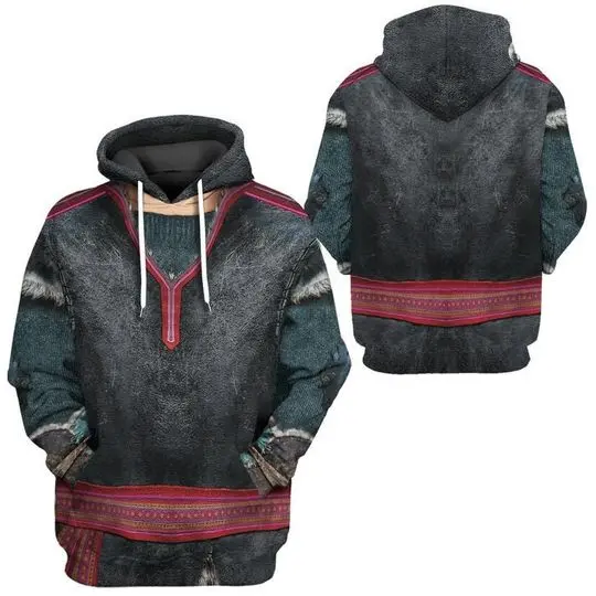 Gearhumans 3D Kristoff Frozen Custom Hoodie