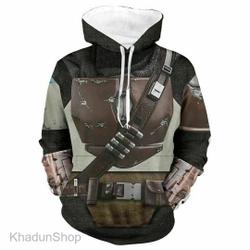 Mandalorian Cosplay Custom 3D Shirt, Star Wars Cosplay
