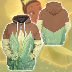 All Over Print Tiana Princess Custom Hoodie| Princess and the Frog Shirt