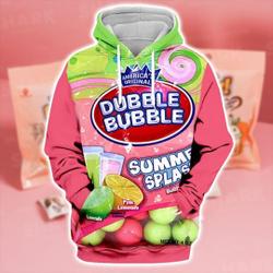 Candy Halloween Costume 3D Hoodie, Dubble Candy Group Halloween Costume Bubble Candy