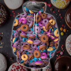 Donut Halloween Costume 3D Hoodie, Donut Squad T-Shirt, National Donut Day Shirt