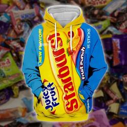 Juice Fruit Halloween Costume 3D Hoodie, Halloween Chocolate Bar 3D Hoodie