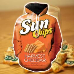 Sun Chips Costume 3D Shirt, Halloween Chocolate Bar Cosplay 3D Hoodie
