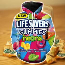 Candy Halloween Costume 3D Hoodie, Halloween Chocolate Bar Cosplay 3D Hoodie