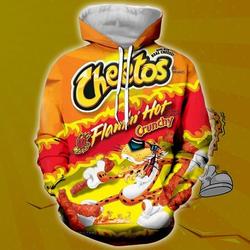 Snack Cheetos Costume 3D Hoodie, Halloween Chocolate Bar Cosplay 3D