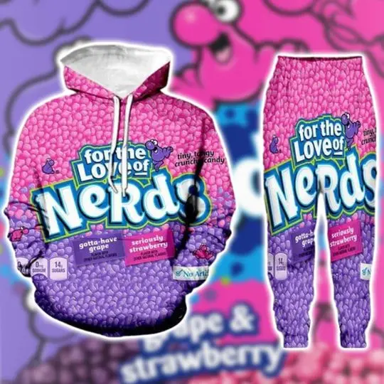 Candy Halloween Costume 3D Hoodie, Halloween Chocolate Bar Cosplay 3D