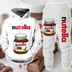 Nutella Food Cosplay Matching 3D Hoodie, Nutella Food 3D Hoodie
