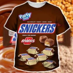 Candy Halloween Costume 3D Hoodie, Halloween Chocolate Bar Cosplay 3D Shirt Meaningful Gift For Family Gift For Boyfriend Valentine Gift