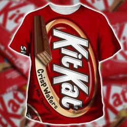 Kit Kat 3D Hoodie, KitKat Halloween Costume Cosplay, Best Friend Halloween 3D Shirt Meaningful Gift For Family Gift For Boyfriend Valentine Gift