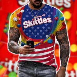 Chocolate Candy Skittle Fruits Halloween 3D Shirt, Candy Group Costume 3D Shirt Meaningful Gift For Family Gift For Boyfriend Valentine Gift