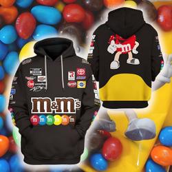 M And M Halloween Costume 3D Hoodie, M&M Face Halloween Costume