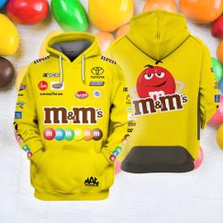 M And M Halloween Costume 3D Hoodie, M&M Face Halloween Costume