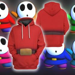 Shy Guy Cosplay Halloween Shirt, Gaming Halloween Outfit Hoodie