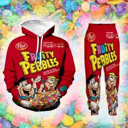 Candy Halloween Costume 3D Hoodie, Fruity Pebbles Candy Cosplay 3D