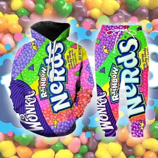 Candy Halloween Costume 3D Hoodie, Halloween Chocolate Bar Cosplay 3D (Not Included Sweatpants)