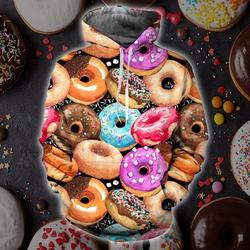 Donut Halloween Costume 3D Hoodie, Donut Squad 3D Hoodie
