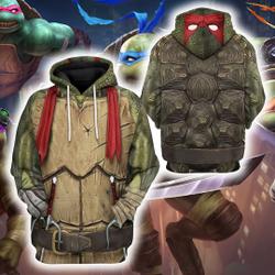 Turtle Superhero Halloween Cosplay 3D Hoodie
