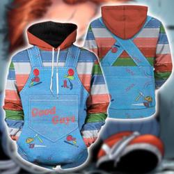 Sinister Doll-Themed 3D Hoodie, Creepy Plaything 3D Hoodie