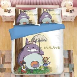 Tonari no Totoro #18 Duvet Cover Pillowcase Bedding Set Gift For Your Girlfriend Boyfriend Gift For Love Gift For Friend Best Valentine Present Holiday Gift