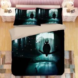 Tonari no Totoro #20 Duvet Cover Pillowcase Bedding Set Gift For Your Girlfriend Boyfriend Gift For Love Gift For Friend Best Valentine Present Holiday Gift