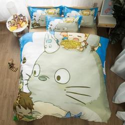 Tonari no Totoro #5 Duvet Cover Pillowcase Bedding Set Gift For Your Girlfriend Boyfriend Gift For Love Gift For Friend Best Valentine Present Holiday Gift