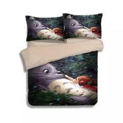 Tonari no Totoro #14 Duvet Cover Pillowcase Bedding Set Gift For Your Girlfriend Boyfriend Gift For Love Gift For Friend Best Valentine Present Holiday Gift