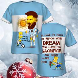 3D T-Shirt Printed Fashion Lione Shirt Mess Christmas Holiday Thanksgiving New Year Gift Fan Meaningful Gift For Family Gift For Boyfriend Valentine Gift